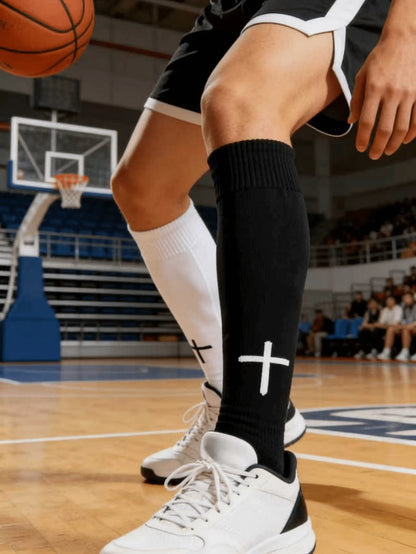 1/2/3/4/5 Pcs Professional Football Leg Warmers Training Sports Match Protective Leg Sleeves, Single-Layer Leg Sleeves, Compression Football Leg Warmers, Men's Compression Leg Sleeves, Football Sports