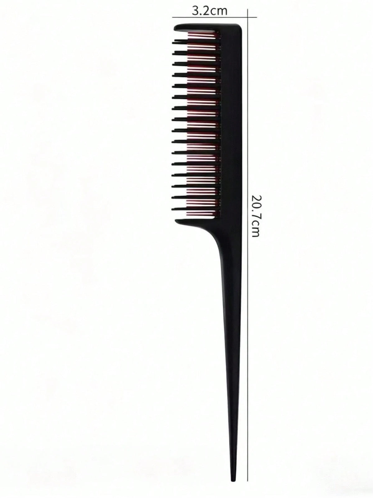 1/2/3pcs Luxury 3-In-1 Teasing Comb, Unisex- Suitable For Teasing, Back-Combing And Sectioning- Increases Volume For Fine, Thin Hair- Heat Resistant, Durable, Portable