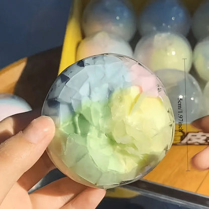 1/2pc Squishy Toys NeeD0h, Crispy Ball Squishy, Crunchy Squishy, Wax Crispy Squeeze Stress Balls, Crispy Squishy Toy, Slow Rebound Squishies, Finger Squeeze Toy, Tactile Sensory Decompression Squeeze