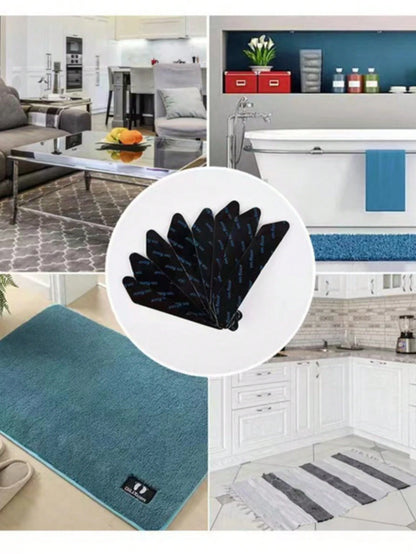 1/5/6pcs Non-Slip Carpet Tape, Anti-Slip Carpet Pad, Washable Carpet Gripper, Removable Carpet Tape, Double-Sided Adhesive Carpet Gripper, Keeps Edges Flat, Prevents Shifting And Curling, Suitable For