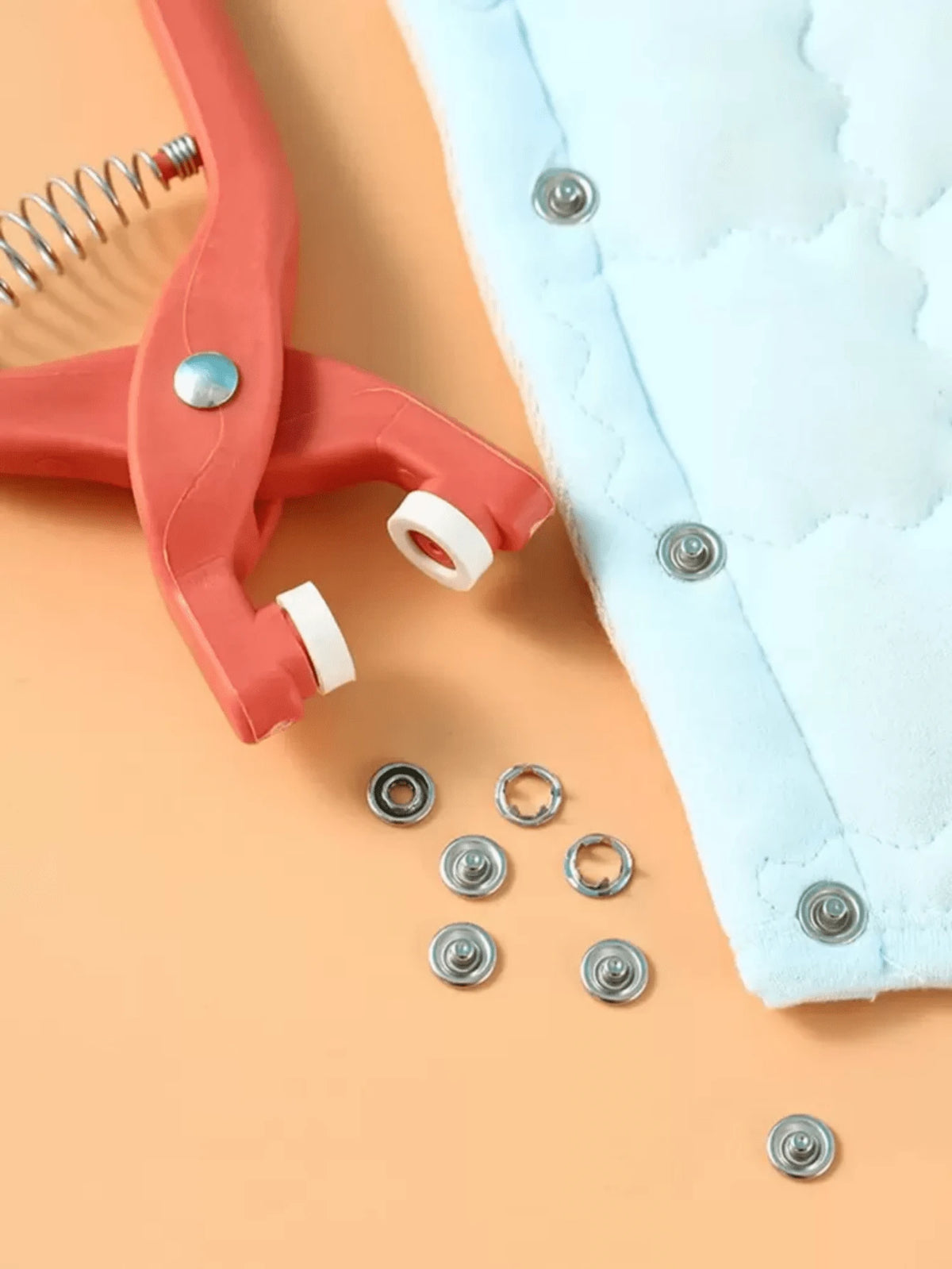 1/50/100/200pcs Set With Buttons And Installation Tools, For Invisible Snap Fasteners, Hidden Clothing Snap Buttons, Multi-Purpose Fasteners