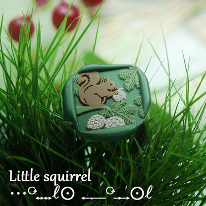 1 Pc, Various Animal Series, Removable Wax Seal Heads, Deer/Cat/Dog/Squirrel/Hedgehog And Other Animals, Suitable For Envelope Letter Paper, Wedding Invitations, Parties, Wine Packaging, DIY Craft Sea