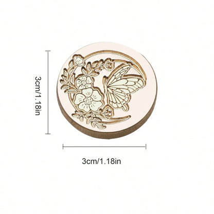 1 Pc, Various Animal Series, Removable Wax Seal Heads, Deer/Cat/Dog/Squirrel/Hedgehog And Other Animals, Suitable For Envelope Letter Paper, Wedding Invitations, Parties, Wine Packaging, DIY Craft Sea