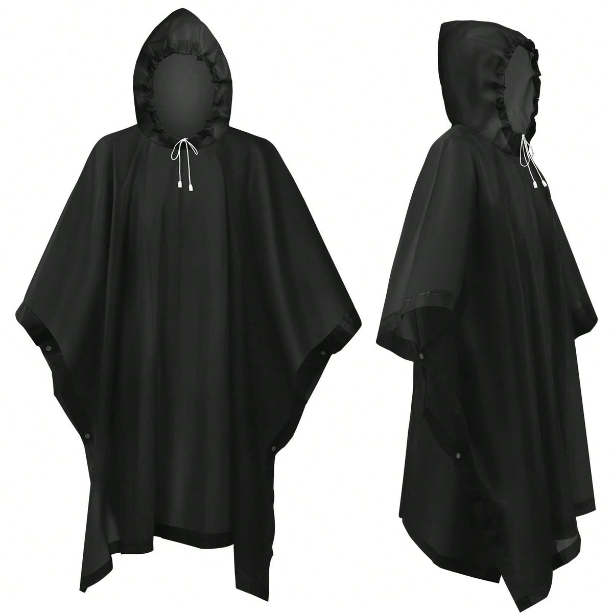 1 Pc Waterproof Raincoat, Waterproof Rain Poncho, Reusable Rain Poncho Pack With Hood, Lightweight And Waterproof Poncho, For Travel And Outdoors, For Men And Women