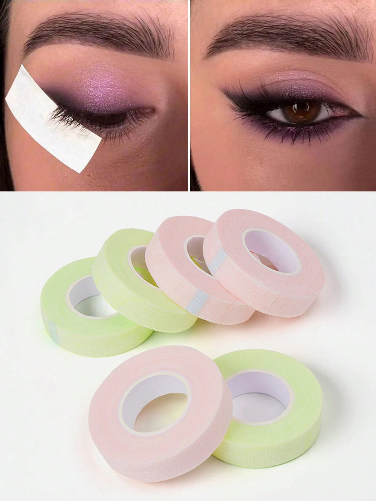 1 Roll Of Eye Makeup Tools, Including Eyeshadow Stickers, Breathable Eyeliner Pen And Eyelash Extension Paper Stickers, Invisible Face Makeup Tape, Instant Face Practice Makeup Tape, Face Lifting Plas
