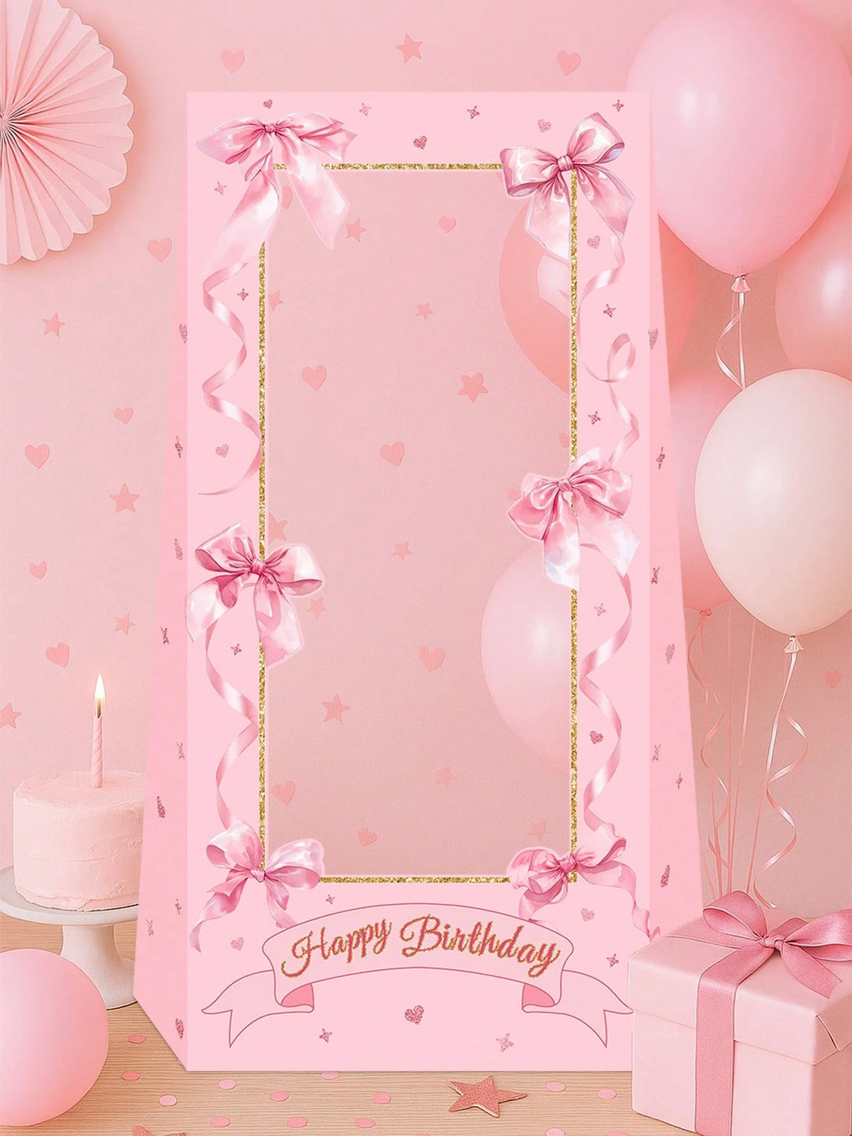 1 Set Pink & Purple Butterfly Paper Photo Frames, Butterfly Theme Party Supplies, Celebration Decorations, Butterfly Theme Party Favors, Photo Props, Butterfly Theme Birthday Party Decor, Baby Shower