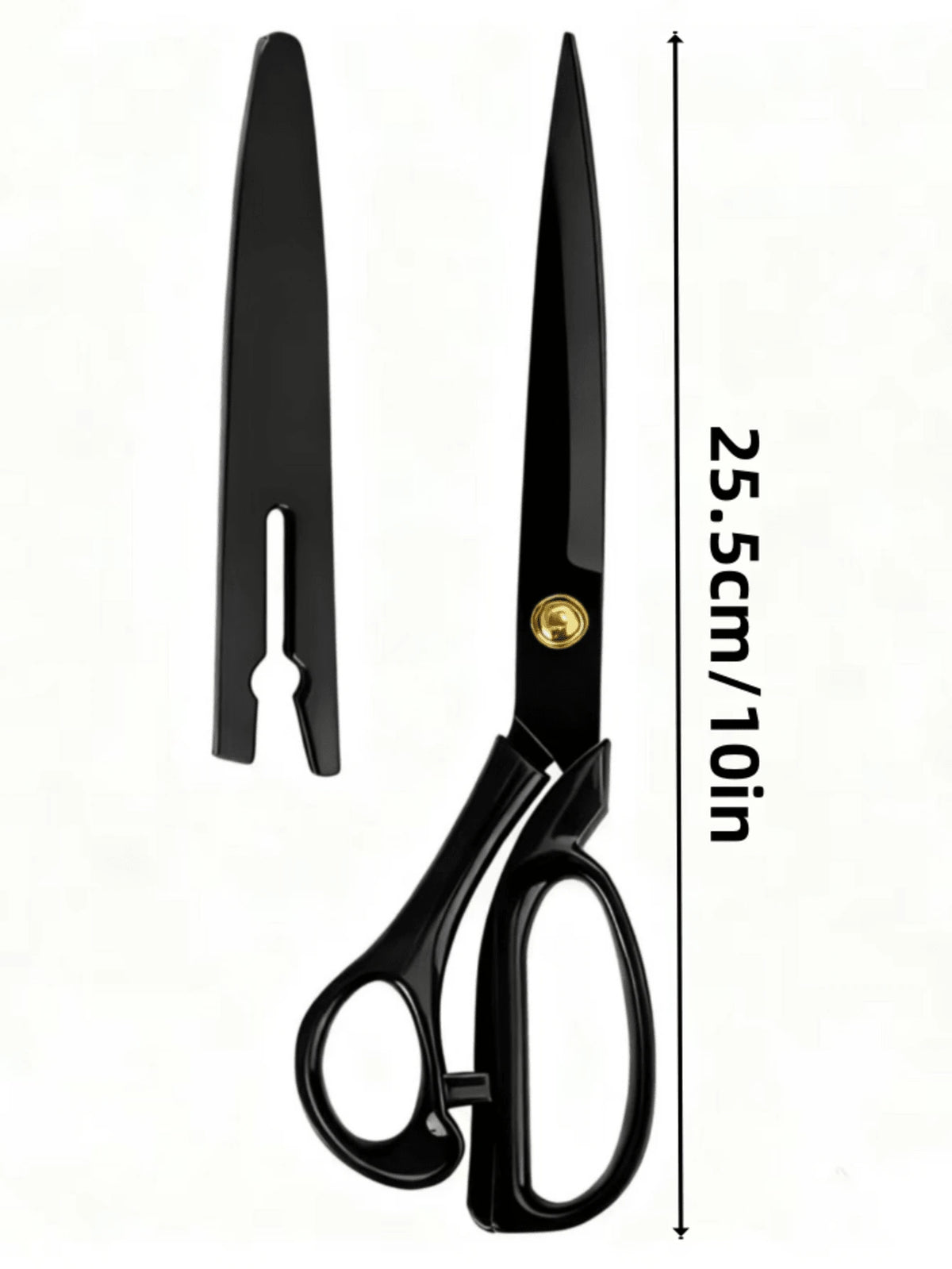 10-Inch Heavy Duty Professional Tailor Scissors- Ultra Sharp Industrial Grade Shears, Suitable For Cutting Fabric, Leather| Ideal For Home, Office, Artists And Sewing Enthusiasts