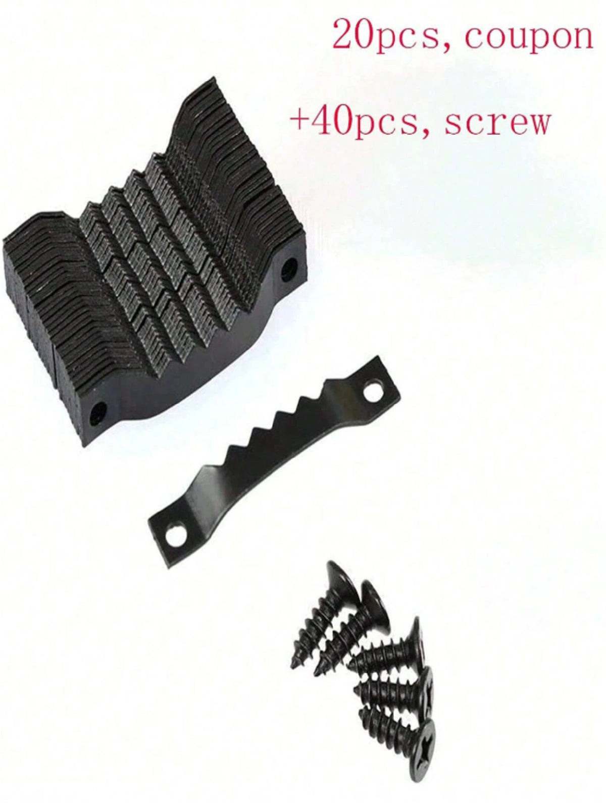 100pcs Boxed Picture Frame Hanging Pieces Hardware Accessories Three Colors With Flat Head Screw Hook Accessories