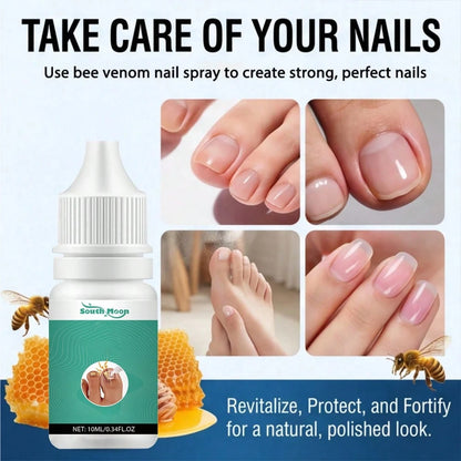 10ML Ultra-Strength Toenail Liquid Bee Venom Nail Serum, Infused With Bee Venom And Ginger, Providing Continuous 24-Hour Care, Specially Designed For Thickened, Discolored, And Damaged Nails