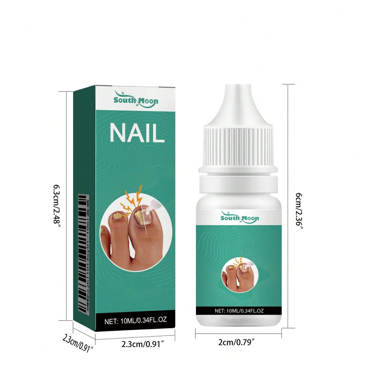 10ML Ultra-Strength Toenail Liquid Bee Venom Nail Serum, Infused With Bee Venom And Ginger, Providing Continuous 24-Hour Care, Specially Designed For Thickened, Discolored, And Damaged Nails