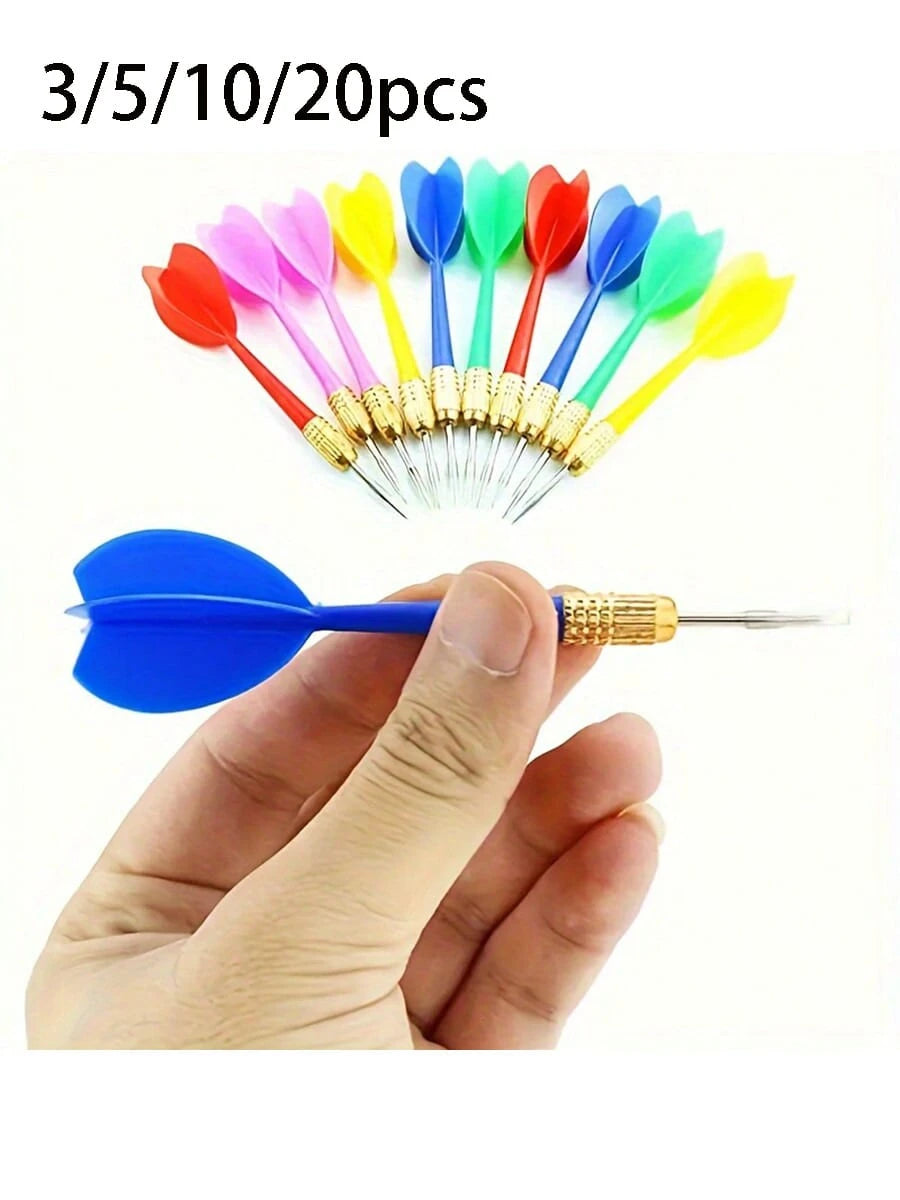 10pcs Random Color Metal Darts, Outdoor Darts Gaming Supplies