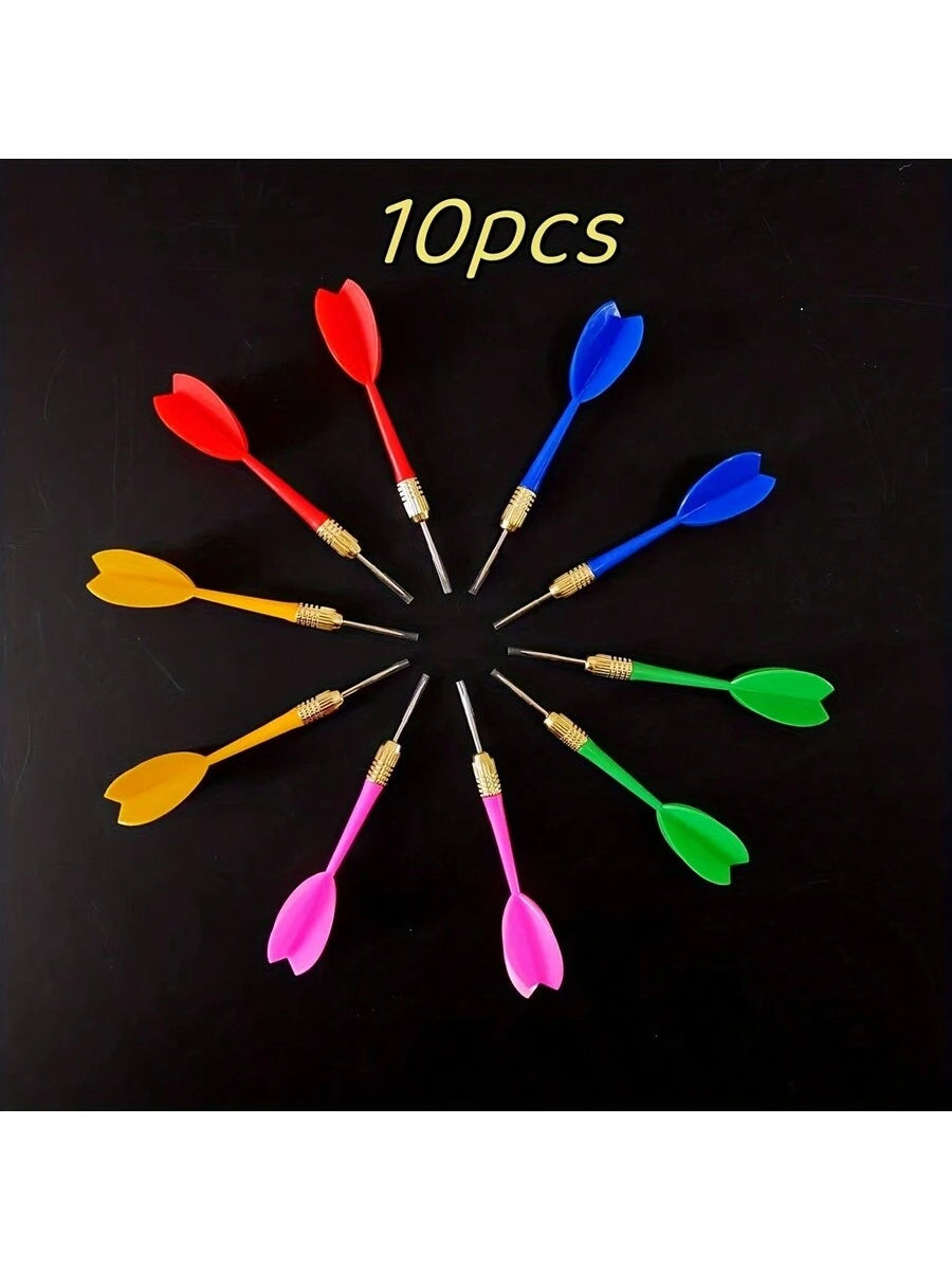 10pcs Random Color Metal Darts, Outdoor Darts Gaming Supplies