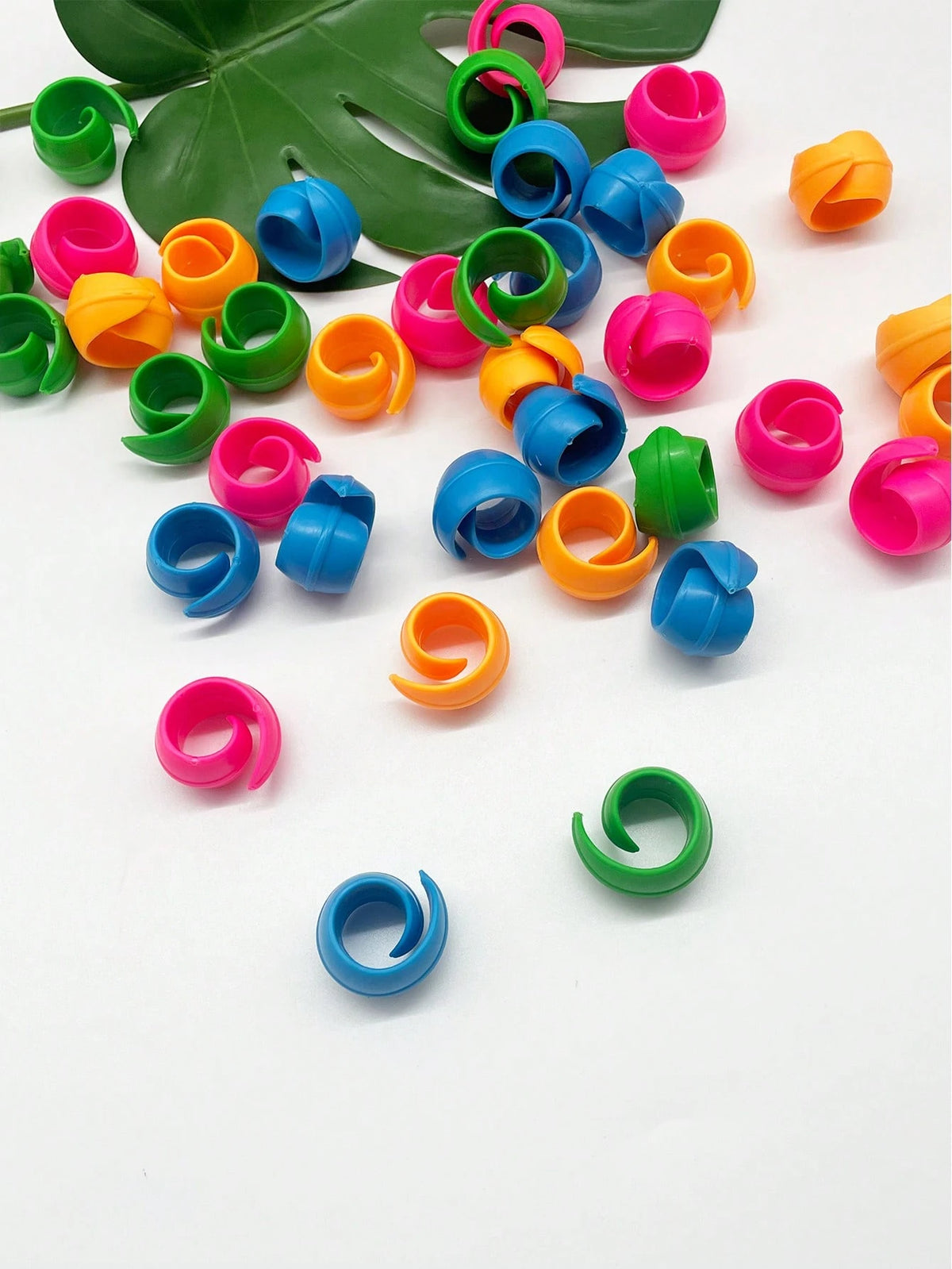 10pcs Silicone Thread Spool Huggers, Reusable Thread End Fixation Spool Caps, Colorful Spool Protectors, Available In Blue, Rose Red, Green, Orange, Suitable For Sewing Machines, Embroidery Machines A