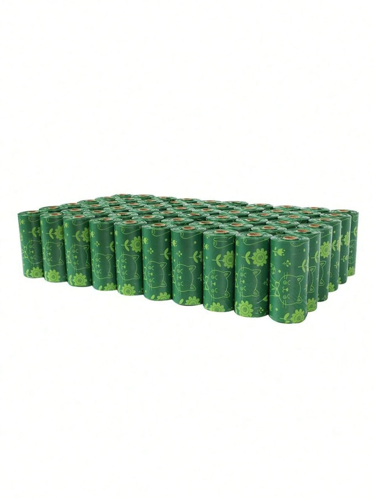 180pcs Cute Cat Printed Pet Poop Bags, Heavy Duty Lemon Scented Dog Waste Bags For Daily Walking, Leak-Proof Easy Tear Waste Disposal Bags