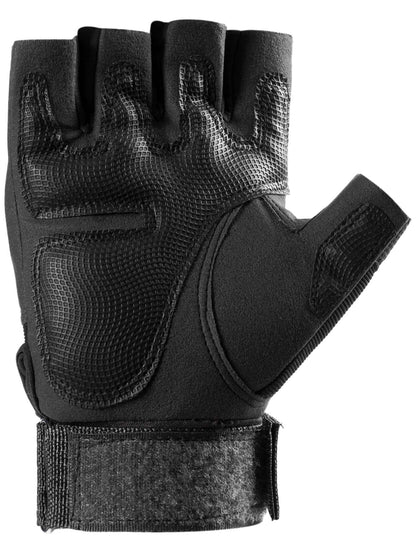 1pair Outdoor Sports Cycling Half-Finger Gloves,Suitable For Cycling,Riding Motorcycle And Skiing,Black Gloves