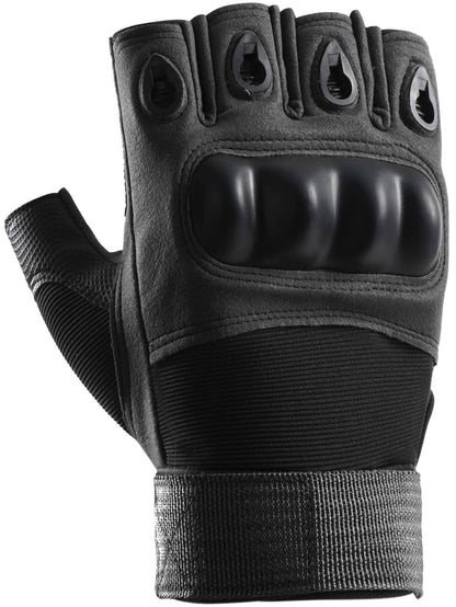 1pair Outdoor Sports Cycling Half-Finger Gloves,Suitable For Cycling,Riding Motorcycle And Skiing,Black Gloves