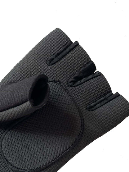 1pair Sports Gloves,Suitable For Cycling,Riding Motorcycle And Skiing,Black Gloves