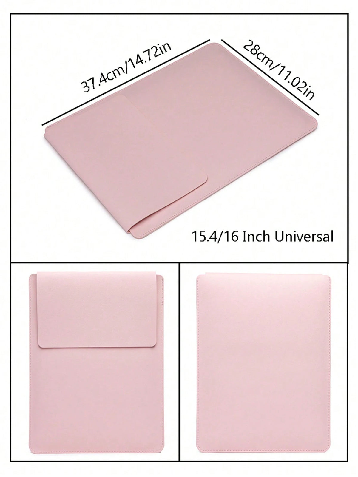 1pc 13/14/15/16 Inch Laptop Sleeve, Waterproof Shock-Resistant Lightweight Laptop/Shoulder Bag, Suitable For Book Air Pro, Ins/Y192k Style, Portable Unisex, Cute, Simple, With Laptop Compartment, Larg