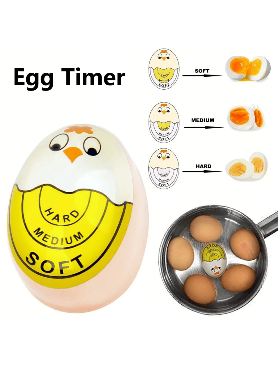 1pc Egg Timer- With Color-Changing Indicator, Accurately Measures Egg Yolk Softness/Hardness