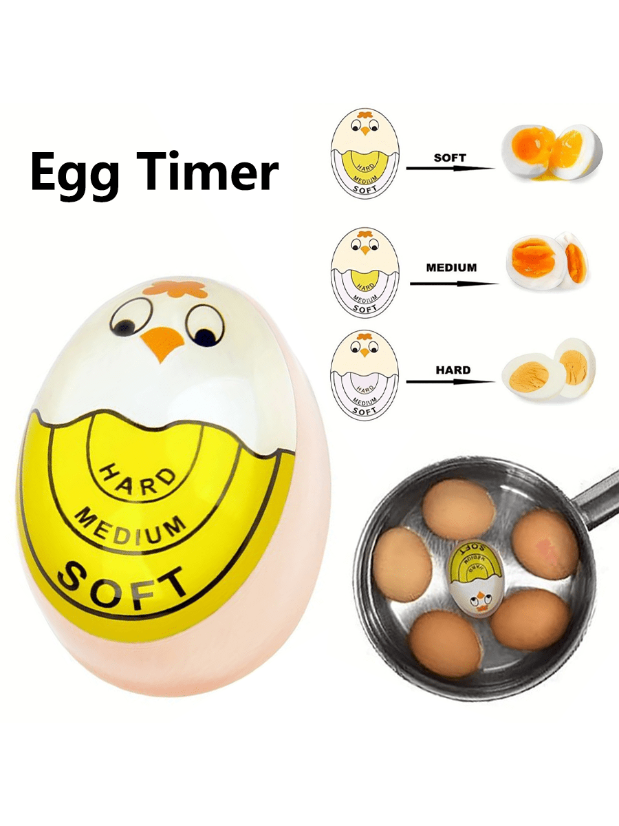 1pc Egg Timer- With Color-Changing Indicator, Accurately Measures Egg Yolk Softness/Hardness