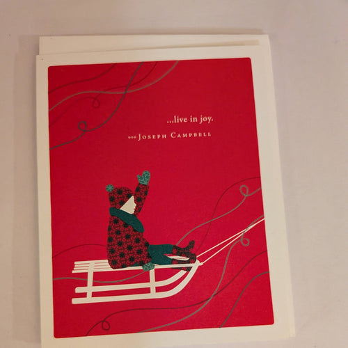 "Live in Joy" Card
