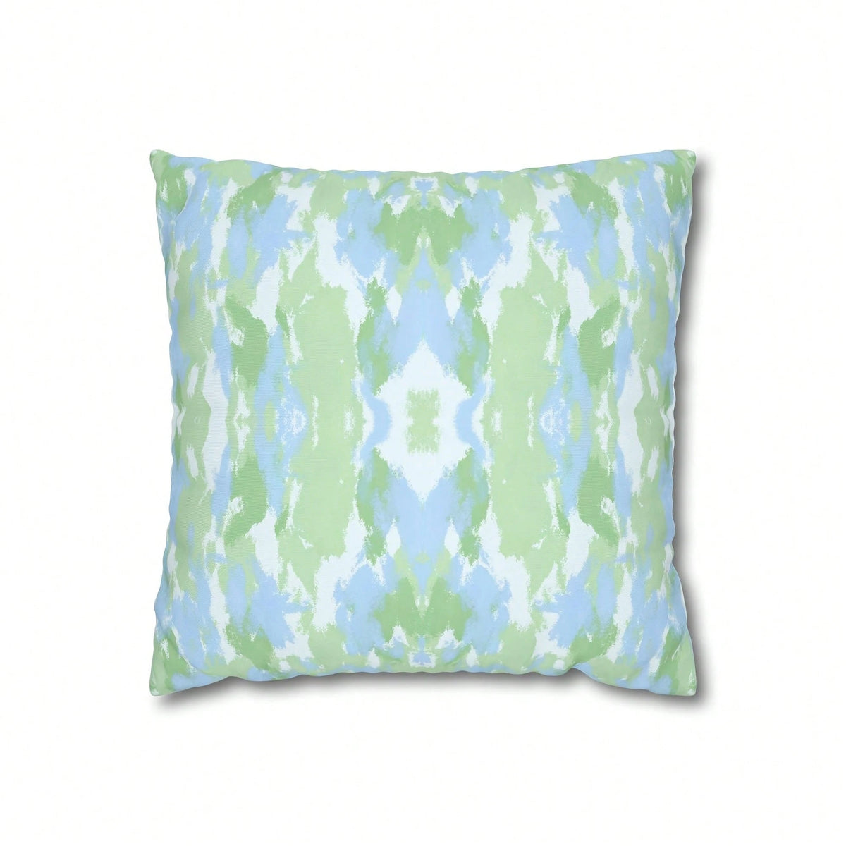 [Pillow Cover]Blue And Green Abstract Pillow Cover Dorm Dr For College Girls Home And Apartt Dr Tow Pillows For Couch(Pillow Core Not Included)