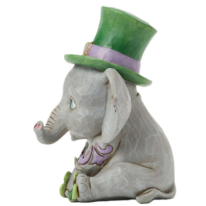 "Sale" Jim Shore Heartwood Creek - Trunk of Luck Irish Clover Elephant Figurine 6017282