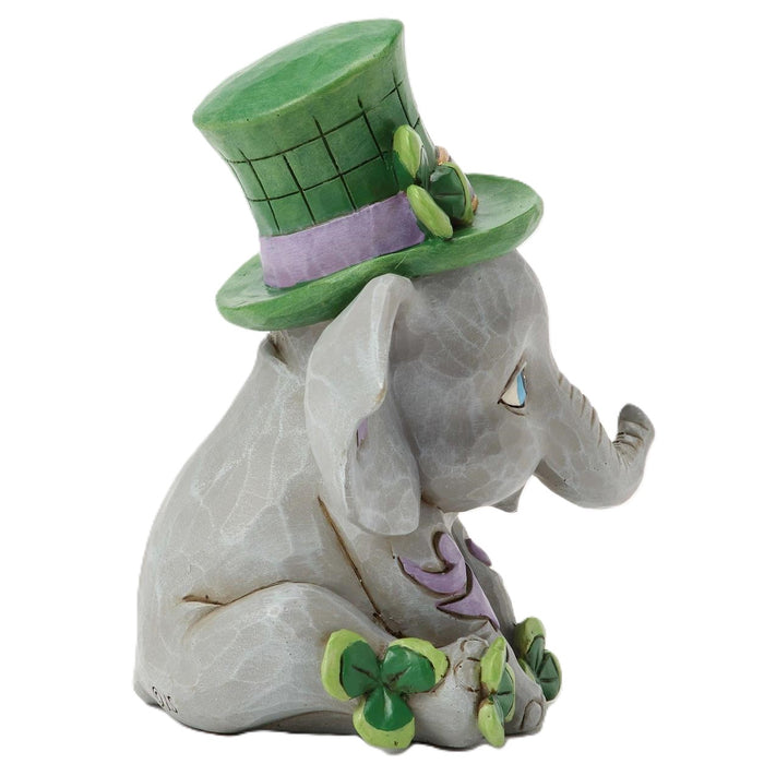 "Sale" Jim Shore Heartwood Creek - Trunk of Luck Irish Clover Elephant Figurine 6017282