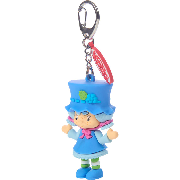 "Sale" The World of Strawberry Shortcake™ x Precious Moments - Blueberry Muffin Scented Backpack Bag Clip Charm 259429