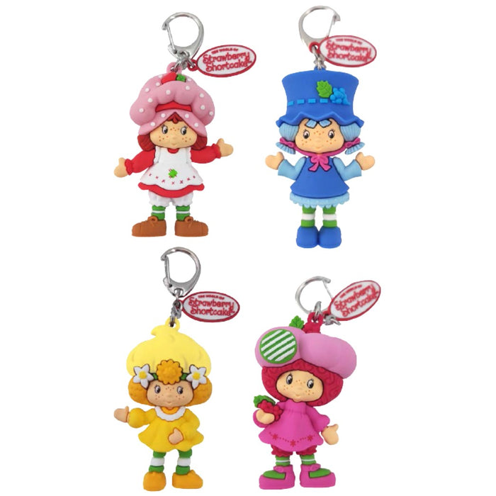"Sale" The World of Strawberry Shortcake™ x Precious Moments - Blueberry Muffin Scented Backpack Bag Clip Charm 259429