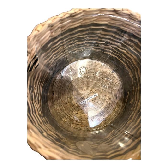 Woven Black / Tan Basket