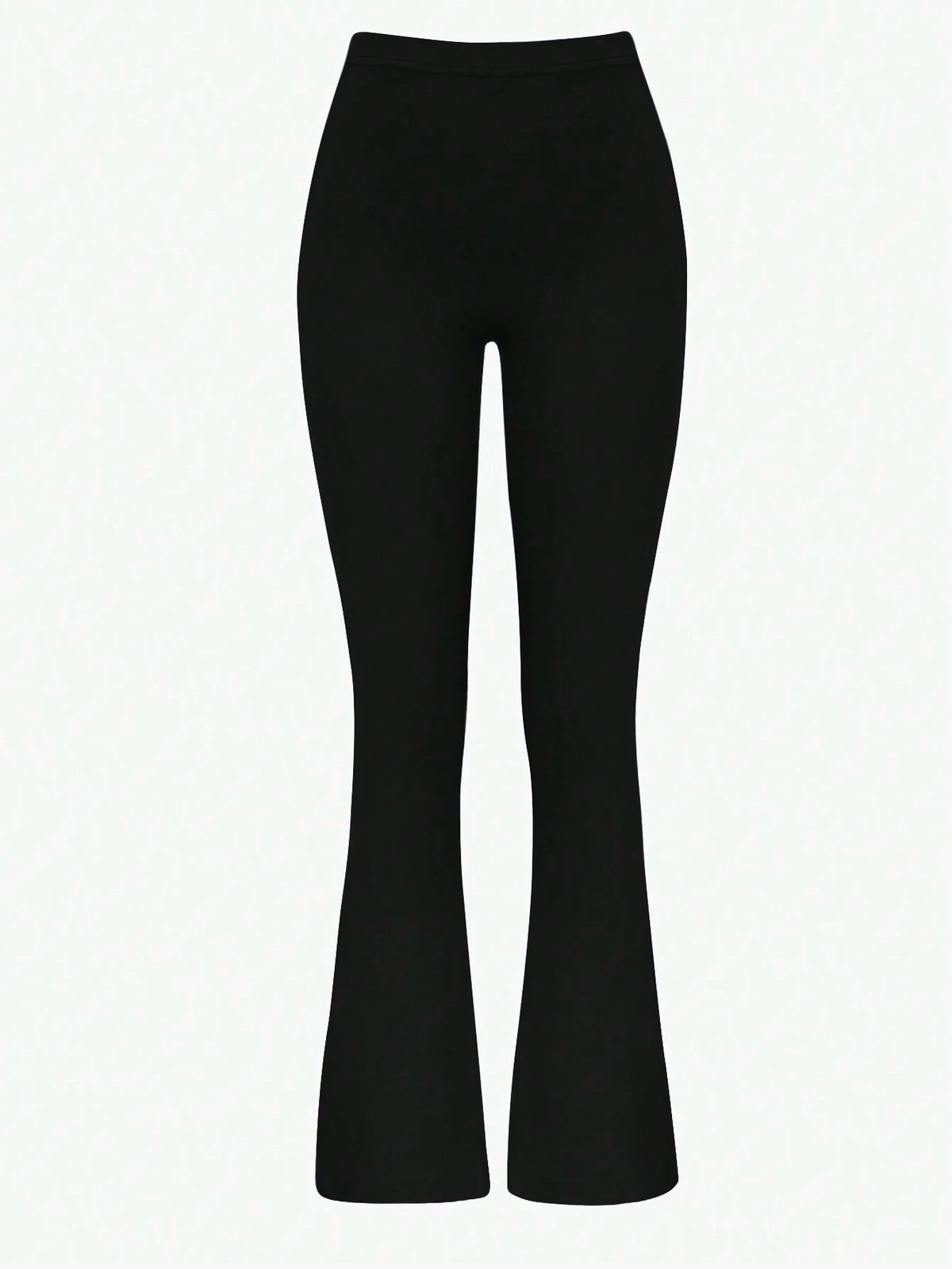 XLLAIS 2026 Sexy High Waist Stretchy Flare Pants, Solid Color Casual Sports Pants, Suitable For Halloween Black Spring