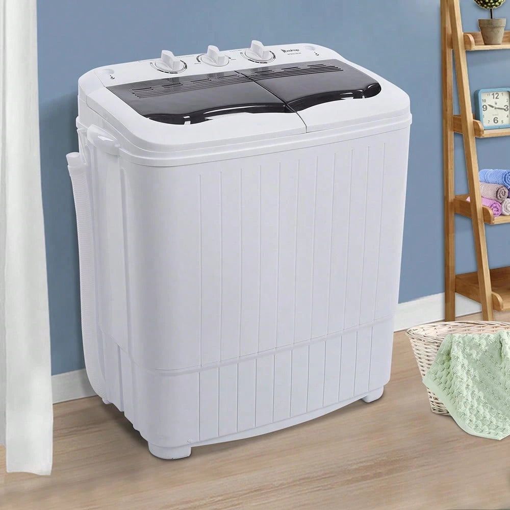 XPB35-188S 14.3(7.7 6.6)Lbs Semi-Automatic Gray Cover Washing Machine