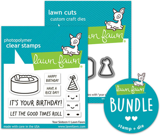 year sixteen (stamp+die bundle)