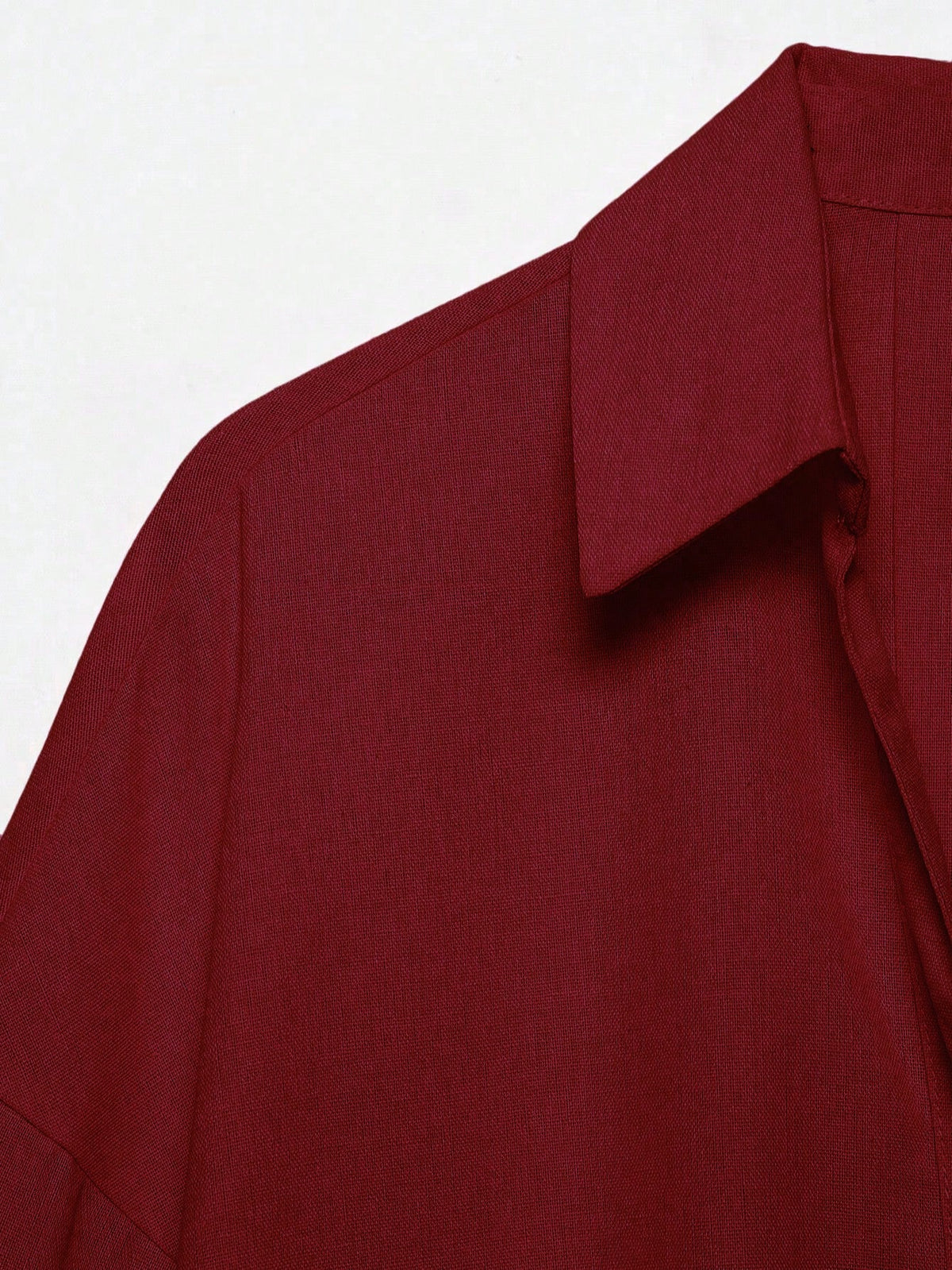 YROOE Fashion Casual Versatile Women's Shirt- Red, Minimalist, Business Casual, Daily Commute, Simple Elegant, Spring/Summer/Autumn/Winter