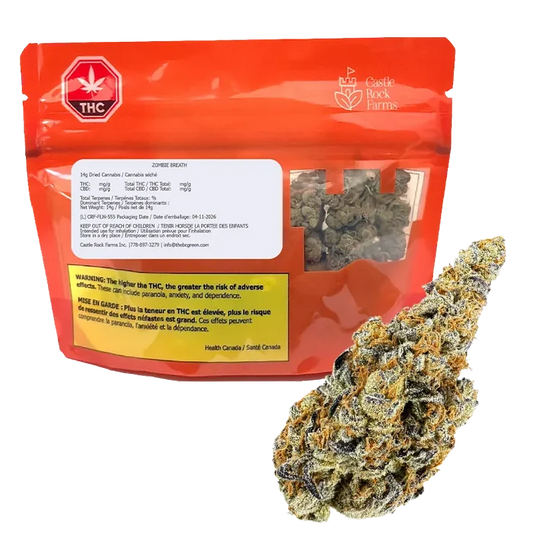 Castle Rock Farms 14 g Zombie Breath Flower
